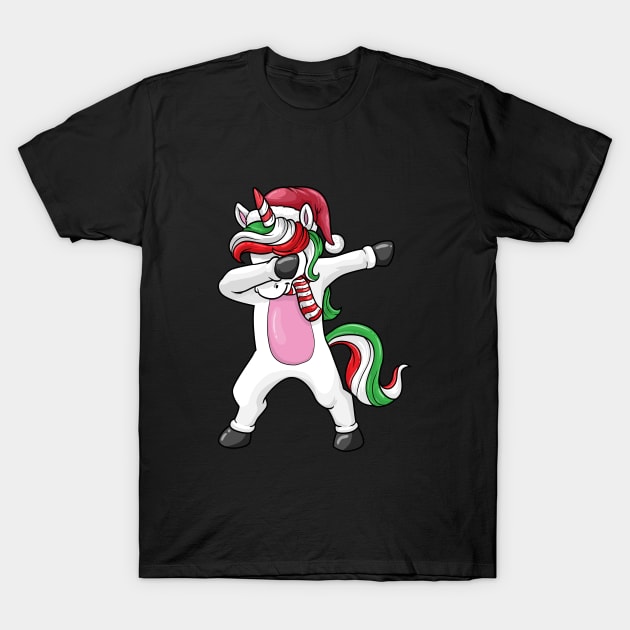 Dabbing Unicorn Unicorn Dab Christmas present T-Shirt by bigD